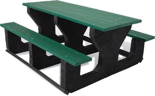 6ft Recycled Table, Green