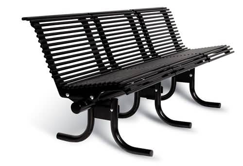 Palmetto Bench, Rod Style Slats