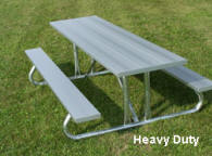 Heavy Duty aluminum Picnic table photo