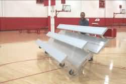 tip and roll aluminum bleachers