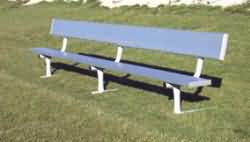aluminum bench