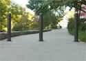 photograph of bollards