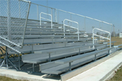 deluxe 5 row bleachers