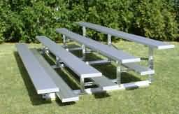 low rise aluinum bleachers