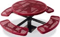 thermplastic coated picnic table photo