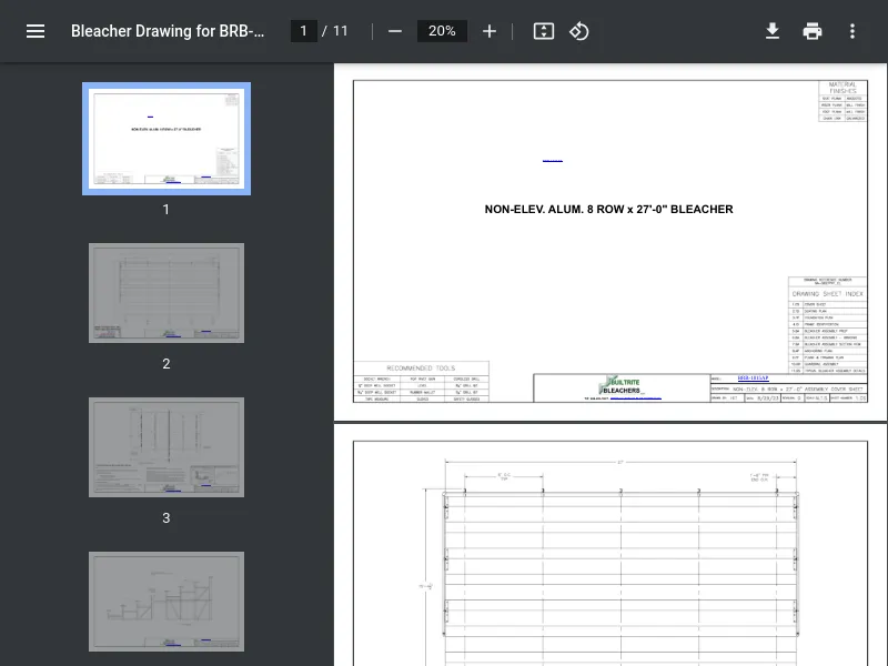 thumbnail image for Drawing w/ Measurements (L x W x H)