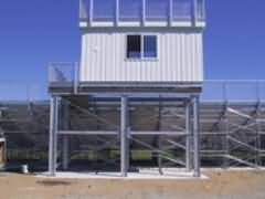 photo of press box