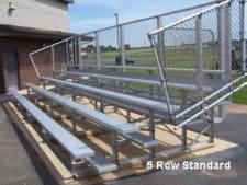 5 row standard bleacher photo