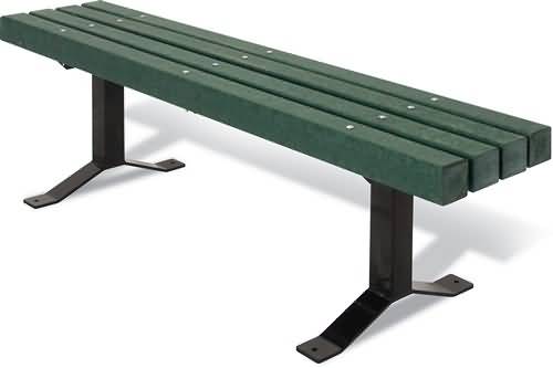 In Ground Wood Benches