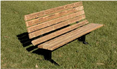 Surface Mount Wood Benches