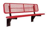 Wall Mount Metal Benches