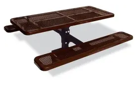 image of 337 Series Single Pedestal Rectangular Table