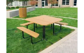 image of ADA Square Recycled Plastic Table