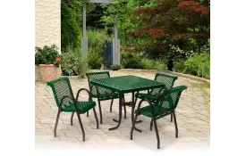 image of 30in High Square Food Court Table