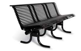 Palmetto Bench, Rod Style Slats