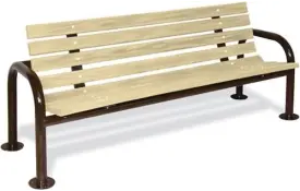 image of 965 Traditional Wooden Countour Bench