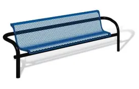 Double Pedestal Contour Bench