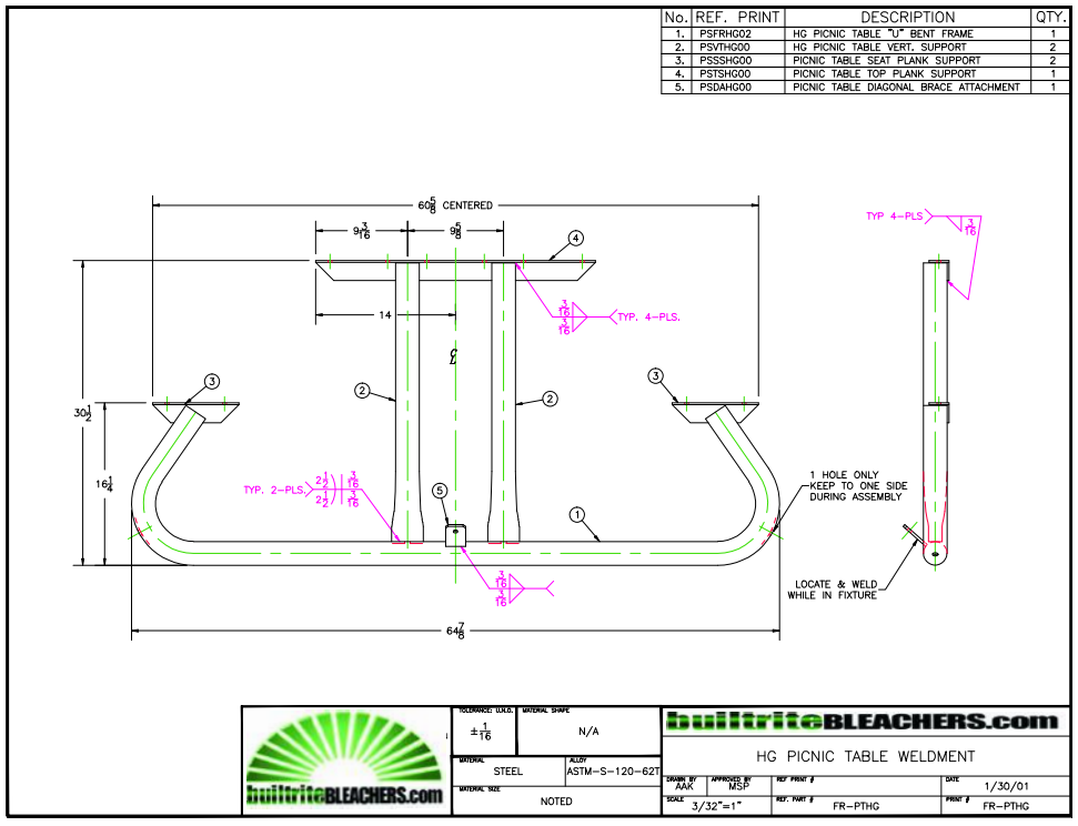 Heavy-Duty Picnic Tables 6,8,12, or 15ft Lengths