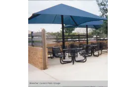 image of 1100969 Single Post Pyramid 14ft x 14ft